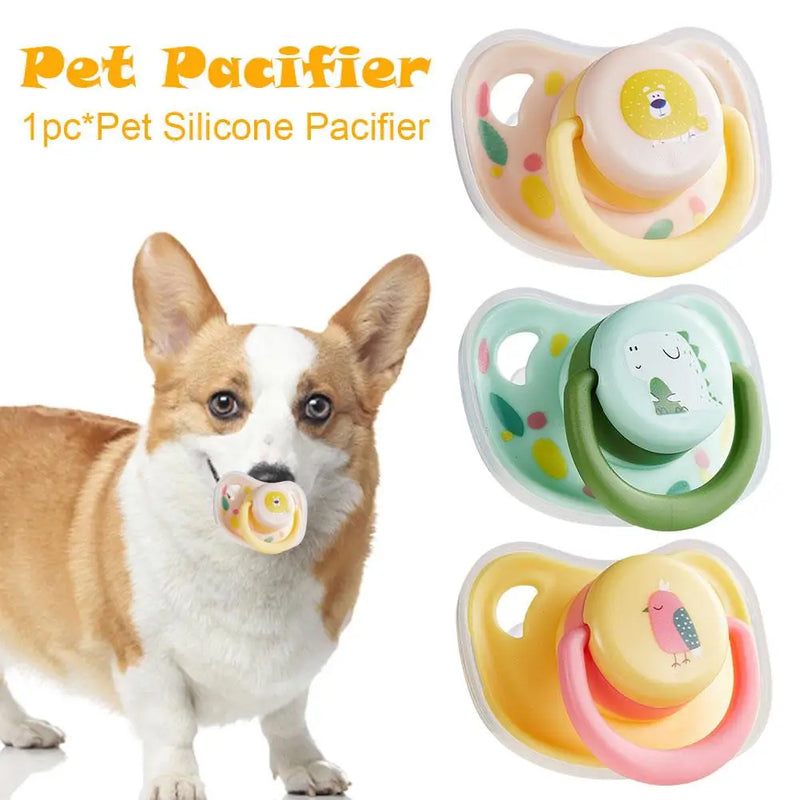 Chupeta macia do silicone para o cão e o gato, brinquedo da mastigação, mordida-resistente mastigar, prático