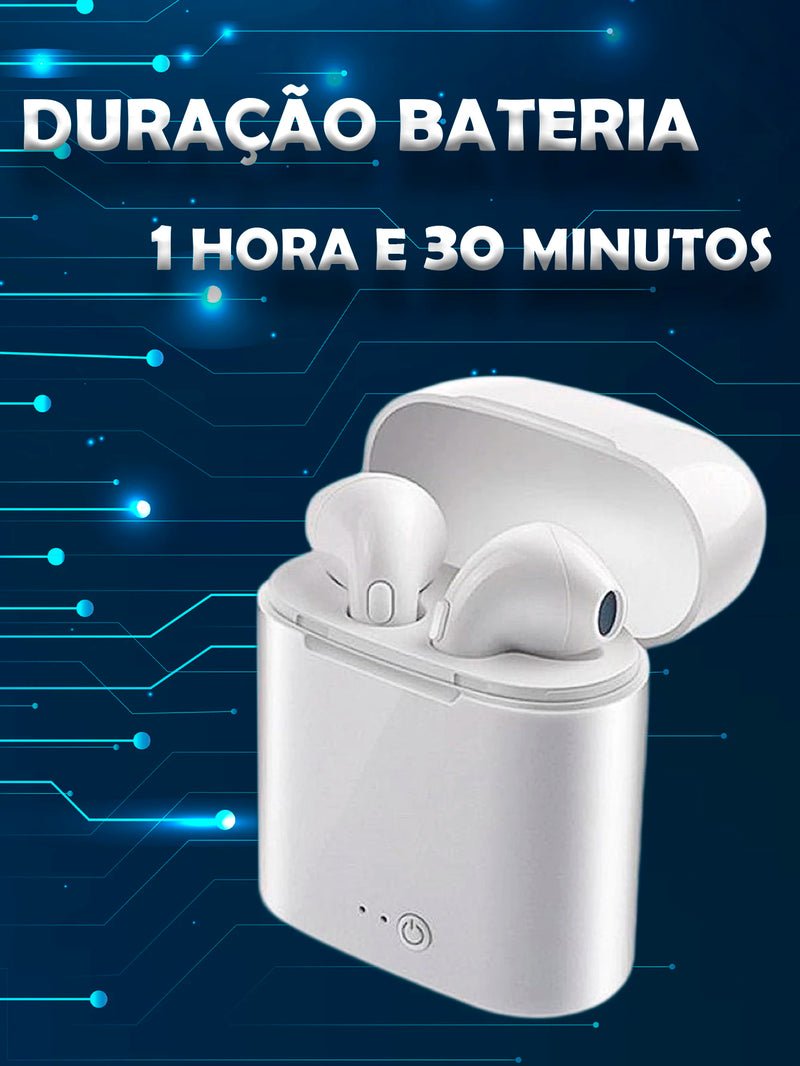 Fone de ouvido sem fio i7s tws bluetooth