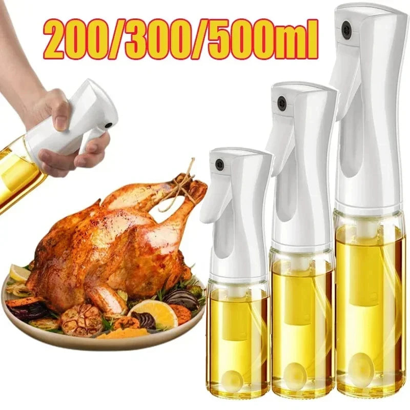 Garrafa de azeite para cozinhar, cozinha, churrasco, cozimento, vinagre, molho de soja, 200ml, 300ml, 500ml