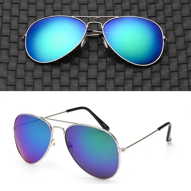 Duplo Ponte Aviação óculos de sol, Mulheres Aviat, Alloy Frame, Polarizados Óculos de sol espelho, Feminino e Masculino Eyewear, UV400, Novo, 2022