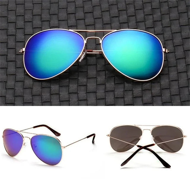 Duplo Ponte Aviação óculos de sol, Mulheres Aviat, Alloy Frame, Polarizados Óculos de sol espelho, Feminino e Masculino Eyewear, UV400, Novo, 2022