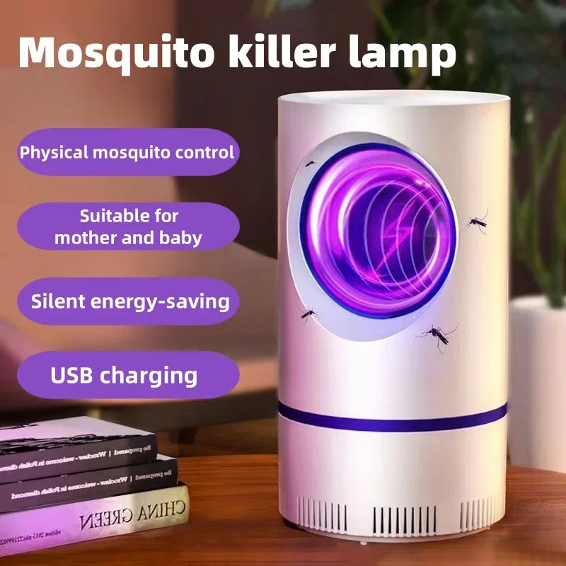 Lâmpada Elétrica Mata-Mosquitos, Atrativa para Ambientes Internos, Armadilha Fly Trap, Mini Luz com Sucção