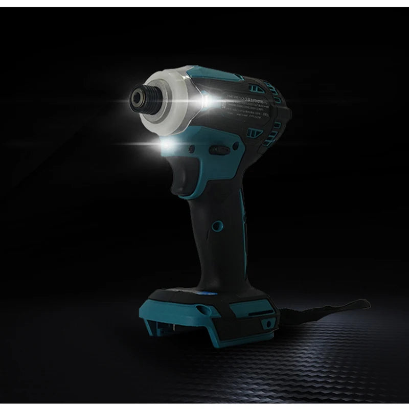 Makita DDTD171 Brushless Impact Driver, Chave De Fenda Recarregável Brocas, Ferramentas Elétricas Sem Fio, 18V BL Motor, Bare Tool Unit