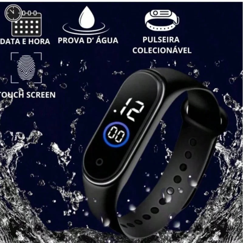 Men's Sports Digital Watch Outdoor Bracelet Relógio Eletrônico Daily Men's Bracelet Relógios Populares Relógios Duráveis