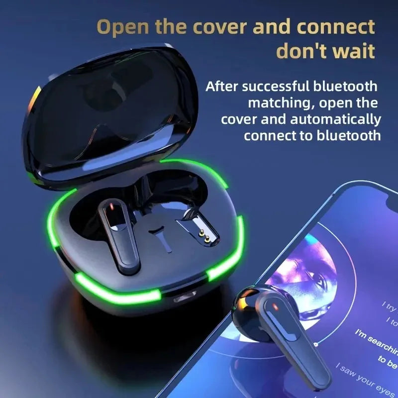 Novo Pro60 binaural sem fio TWS sem fio bluetooth fone de ouvido mini esporte bluetooth fone de ouvido com redução de ruído