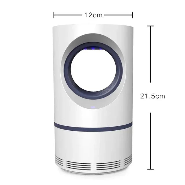 Lâmpada Elétrica Mata-Mosquitos, Atrativa para Ambientes Internos, Armadilha Fly Trap, Mini Luz com Sucção