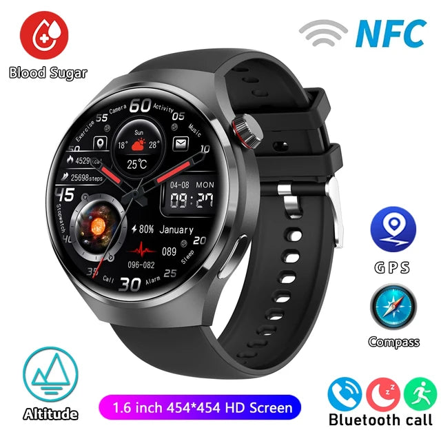 Huawei GT4 Pro Smartwatch Impermeável para Homens, GPS, NFC, 360x360, Tela AMOLED, Frequência Cardíaca, Chamada Bluetooth, IP68, 2022