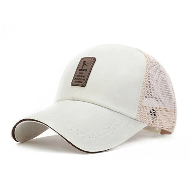 Boné de Beisebol Unissex Ajustável, Algodão Monocromático, Estilo Snapback – Perfeito para Esportes Outdoor, Hip Hop e Verão