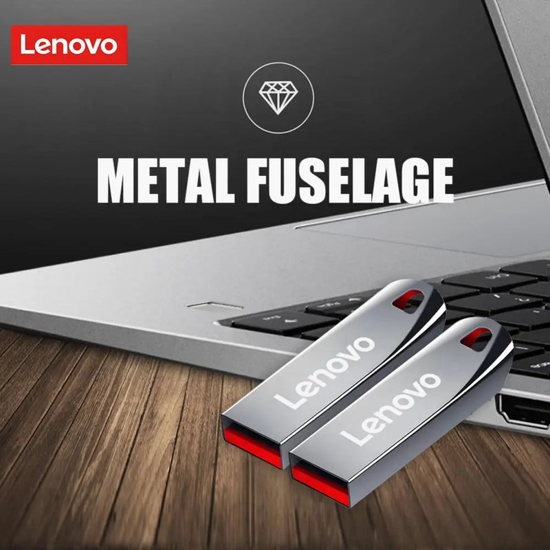 Original Lenovo 2TB USB Flash 3.0 Drive 1TB Metal Real Capacity Memory Stick High Speed Storage U Disk For Laptop/Tablet Ps4