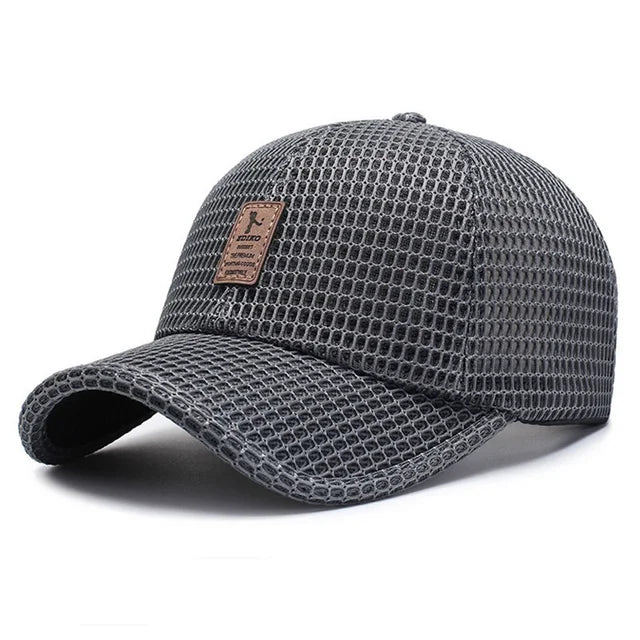 Boné de Beisebol Unissex Ajustável, Algodão Monocromático, Estilo Snapback – Perfeito para Esportes Outdoor, Hip Hop e Verão