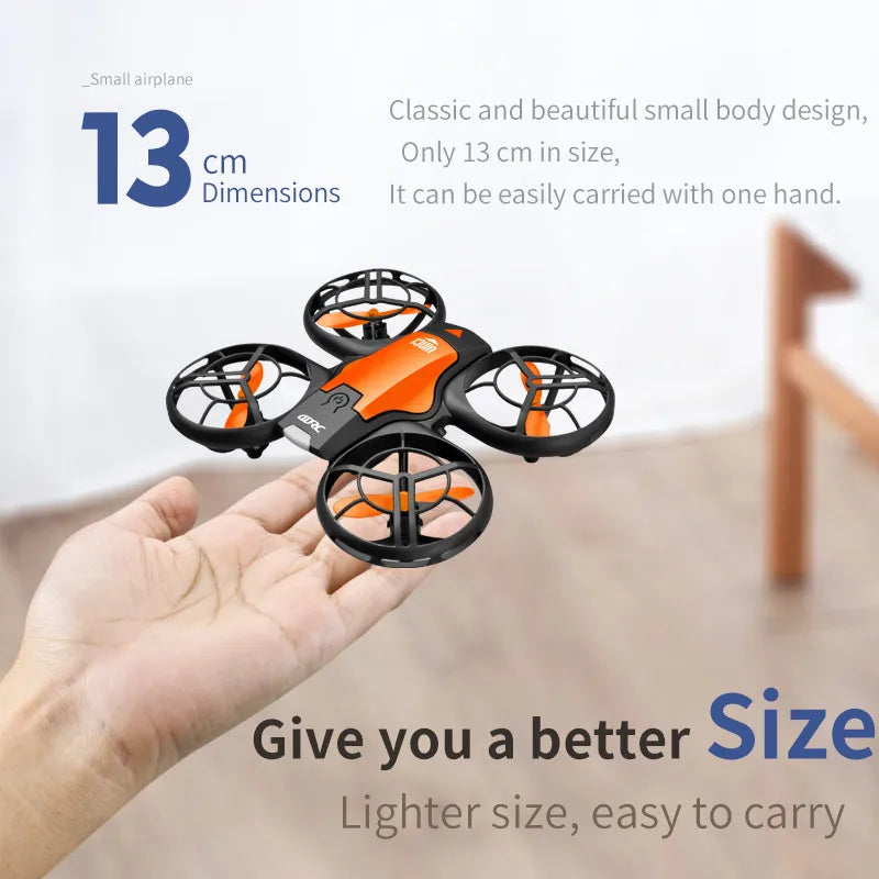 V8 novo mini zangão 4k 1080p hd câmera drones wifi fpv altura de pressão ar manter dobrável quadcopter rc dron brinquedo presente