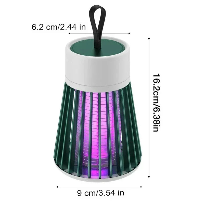 Lâmpada Elétrica Mata-Mosquitos Com Luz UV Usb Killing Lamp Shock Armadilha Para Insetos-