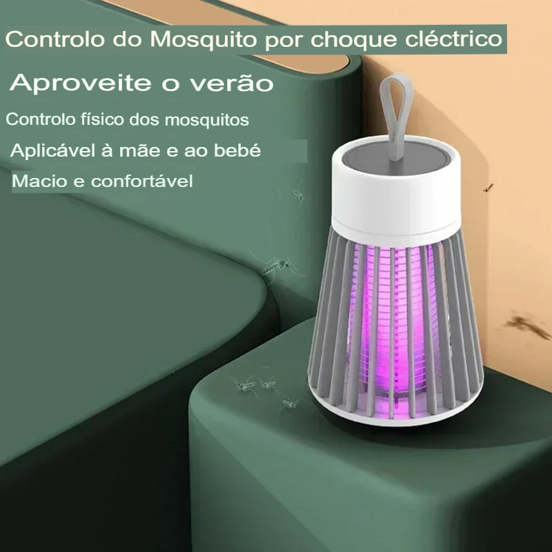 Lâmpada Elétrica Mata-Mosquitos Com Luz UV Usb Killing Lamp Shock Armadilha Para Insetos-