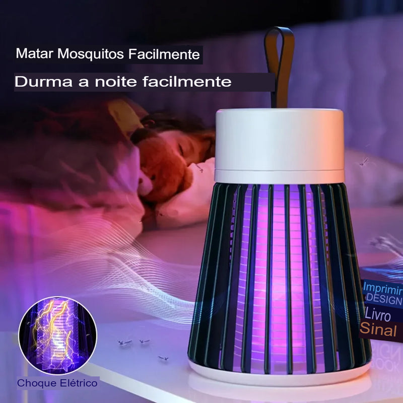 Lâmpada Elétrica Mata-Mosquitos Com Luz UV Usb Killing Lamp Shock Armadilha Para Insetos-